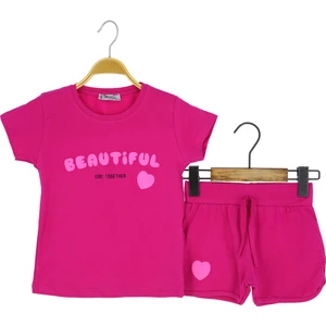 Kız Çocuk Şortlu Takım