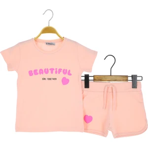 Kız Çocuk Şortlu Takım