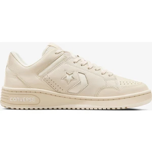 Weapon Unisex Krem Deri Sneaker