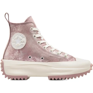 Run Star Hike Unisex Pembe Süet Shimmer Platform Sneaker