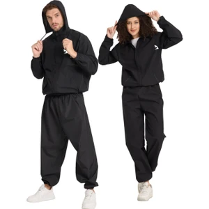 Domin Spor 100% Terleten Nefes Alan Termal Sauna Eşofman-Terleme Eşofmanı