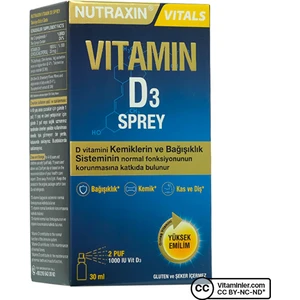 Vitamin D3 1000 Iu 30 ml Sprey