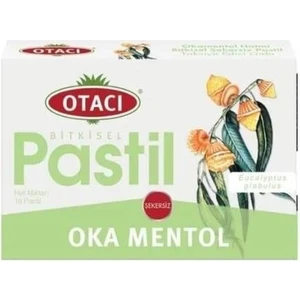 Oka Mentol Şekersiz Pastil 16 Adet