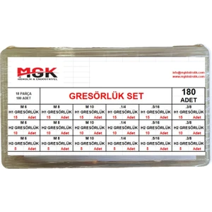 Mgk Gresörlük Seti (180 Adet)