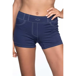 3802 Dikişsiz Kot Desen Kısa Boxer Şort