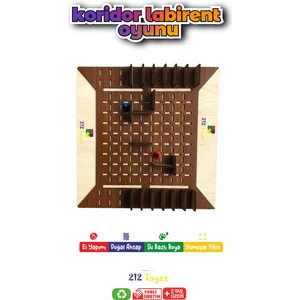 Time Table  Ahşap Koridor Labirent Akıl Zeka ve Strateji Oyunu