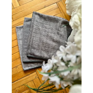 3 Adet Mutfak Genel Temzilik Bezi Mikrofiber Kolay Sıkılan Kareli Bez "40X40"