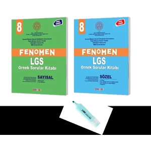 Fenomen Yayıncılık   (Sınıf: 8) Lgs  Meb Sayısal Ve Sözel Örnek Sorular 2 Kitap