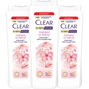 Şampuan Yumuşak Parlak Kiraz Çiçeği Esansı 600 ml x3