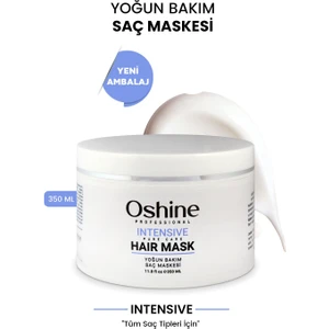 Oshine Professional Yıpranmış Ve Boyalı Saçlara Özel Yoğun Bakım Saç Maskesi, Intensive Hair Mask,350 ml