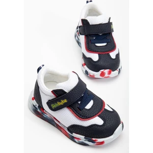 Dilimler Ayakkabı Şirinbebe Ortopedik Erkek Bebek Ilk Adım Spor Ayakkabı Kırmızı Cırtlı Anorak Malzeme