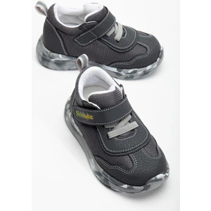 Dilimler Ayakkabı Şirinbebe Ortopedik Erkek Bebek Ilk Adım Spor Ayakkabı Füme Cırtlı Anorak Malzeme