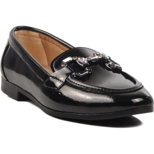 Pierre Cardin 572421 Z Siyah Rugan Taşlı Kadın Babet