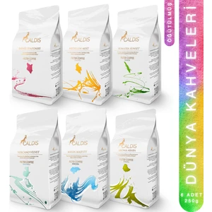 Carnevale™ 6'lı Yöresel Kahve Set 250 gr Öğütülmüş Filtre Kahve