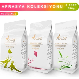 Afrasia™ 3'lü Yöresel Kahve Set 250 gr Öğütülmüş Filtre Kahve