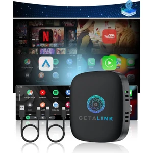 3in1 Android Mini Ai Box Android13 Hareket Halinde Video + İzleme+Carplay+Androidauto+Netflix+Youtube