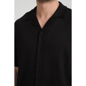 Midas Moda Erkek %100 Pamuklu Düğmeli Gömlek - Şık ve Rahat Kısa Kollu Tasarım, Yaz Modası