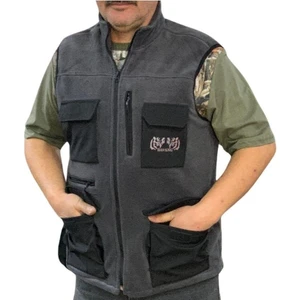 çok cepli yelek gri