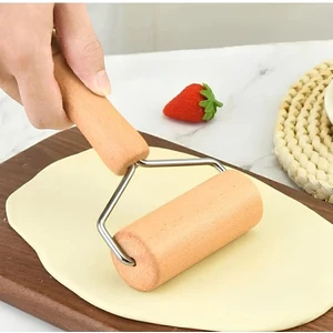 Doğal Bambu Hamur Açma Silindiri