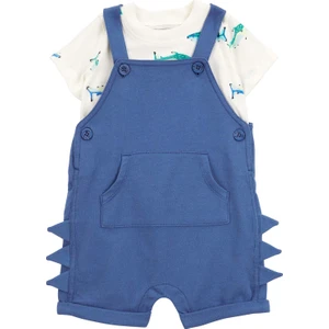 Erkek Bebek Salopet Set 2'li Paket