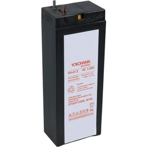 Yokohama Yh-41.2 4 Volt 1.2 Amper Kuru Akü 35.2X22X91 mm Yeni Tarihli Taze Akü