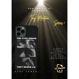Tony Montana iPhone Tüm Modellere Uyumlu Kılıf iPhone 6,7,8,x,11,12,13,14,15,16 Plus