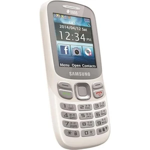 B312E Beyaz Büyük Ekran Çift Hat Tuşlu Cep Telefonu