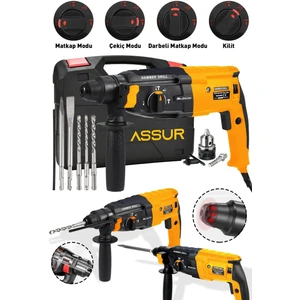 Profesyonel 850W Metal Şanzımanlı Darbeli Kırıcı Delici Matkap