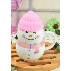 Kardan Adam Kupa Silikon Kapaklı