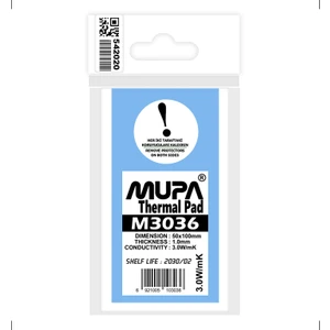 Termal Ped / Thermal Pad 1.0mm 3.0W/mK 50X100mm M3036