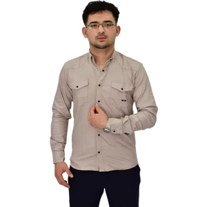 Erkek Spor Likralı Gömlek BGL-ST04343