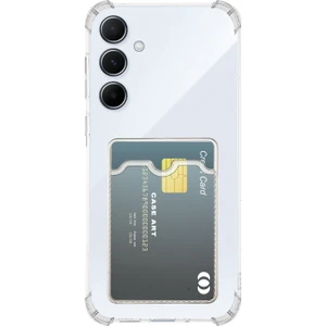 Caseart Samsung Galaxy A56 Kapak Kamera Korumalı Kartlıklı Darbe Emici Özellikli Şeffaf Silikon Kılıf