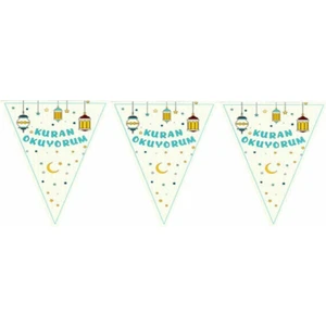 Kuran Okuyorum Bayrak Afiş