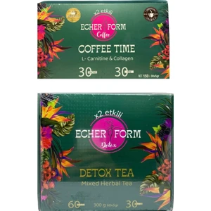 Echer Form Kahve + Detox İkili Set