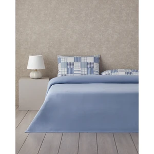 Modern Plaids Soft Çift Kişilik Pike Takımı 200 x 220  cm  Mavi