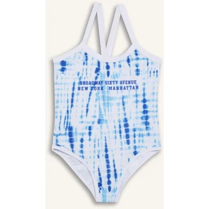 Kız Çocuk Batik Desenli Mayo D9906A825HS