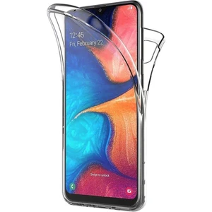Piyasasepeti Samsung Galaxy A20 Çift Taraflı Silikon Kılıf Şeffaf