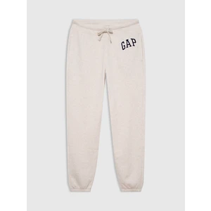 Kadın Bej Gap Logo Jogger Fleece Eşofman Altı