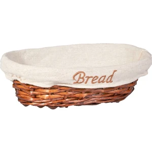 Ekmek Sepetı Hasır Bezlı Oval 24x17x7
