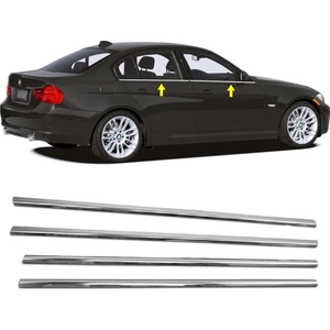 My Tuning Bmw E90 3 Serisi Krom Cam Çıtası 2005-2011 arası 4 prç P.ÇELİK