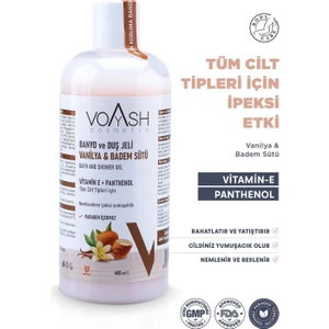 Banyo ve Duş Jeli - Vanilya & Badem Sütü 400 ml