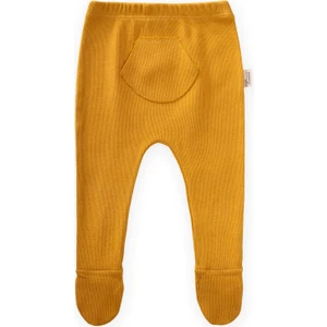 Patikli Bebe Pantolon 0-1 Yaş Hardal Sarı