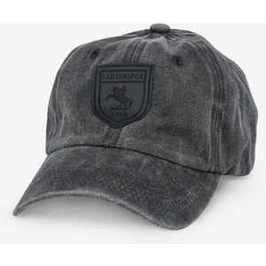 Siyah Armalı Yıkamalı Şapka