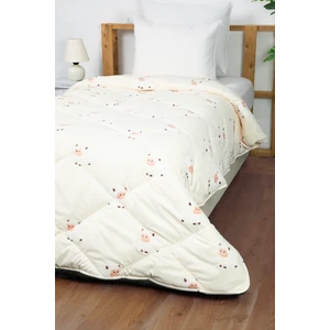 Dolly Boncuk Yün Içerikli Yıkanabilir Yorgan 155X215 - Krem