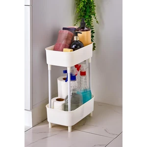 2 Katlı Tezgah Altı Raf Altı Banyo Dolap Içi Çok Amaçlı Düzenleyici Organizer