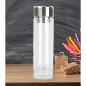 Çift Katmanlı Cam Termos 300 ml