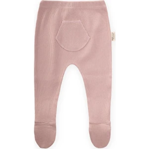 Patikli Bebe Pantolon 0-1 Yaş Pudra Pembe