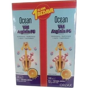 Vm Arginin Ps Ballı Portakal Aromalı 2X150ML Takviye Edici Gıda