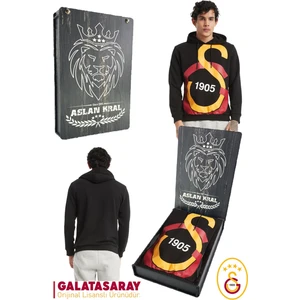Orijinal Lisanslı Büyük Logo Kapüşonlu Erkek Sweat Hediyelik Ahşap Kutulu