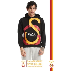 Orijinal Lisanslı Büyük Logo Kapüşonlu Erkek Sweat